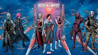 a clip of star wars qi'ra comic book crossover trilogy war of the bounty hunter region hidden empire