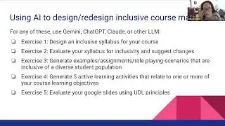 Session 36: Using AI to support inclusive instruction