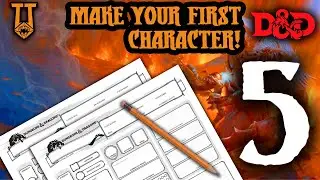 How to Make a D&D 5e Character for Absolute Beginners (Every Step in Detail) Learn to Play - Part 5