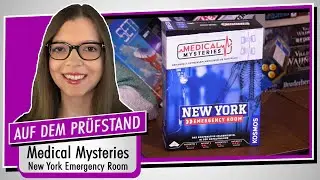 Play MEDICAL MYSTERIES - New York Emergency Room! - Board Game Review Opinion Test #507