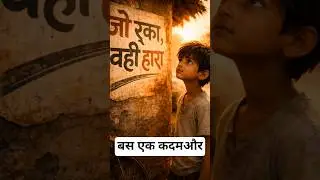 Motivational Short Story | बस एक कदम और | Just One Step More⭐ #shortsfeed #ai