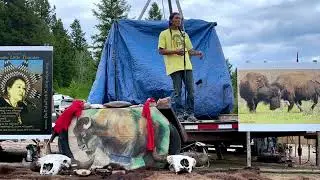 Devin Oldman/Walks Out of Water (Northern Arapaho), White Buffalo Calf Ceremony