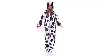 Spotty Cow Costume Jumpsuit by Smiffys