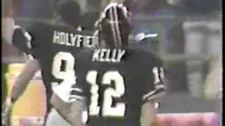 1985 USFL Denver Gold at Houston Gamblers (Jim Kelly)