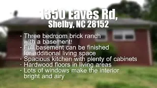 1350 Eaves Rd, Shelby, NC 28152 | Nancy Braun | Showcase Realty LLC