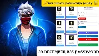 🔐TODAY B25 CHEATS PASSWORD💯 | 29 December New Secret Code Free Fire EmoteWebsite #new #today #viral