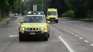 SMUR BMW X3 CHU Saint-Luc + A10 SIAMU Bruxelles