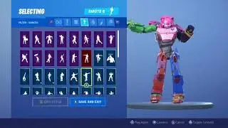 Fortnite *NEW* Mecha Team Leader All emotes