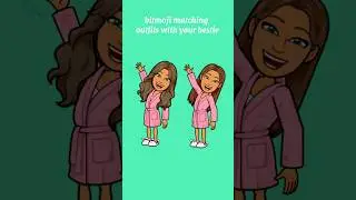 Matching outfits with bestie #bitmoji #girl #matchingoutfits #couple #snapchat