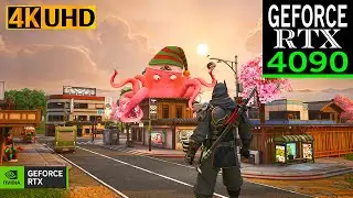 Fortnite Ninja Knight Batman Skin Gameplay | RTX 4090 4K Max Graphics + RTX ON Chapter 6 #fortnite