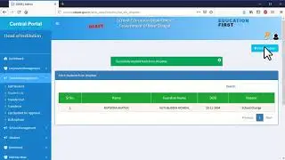 central Portal of School Education Dept West Bengal   School management system