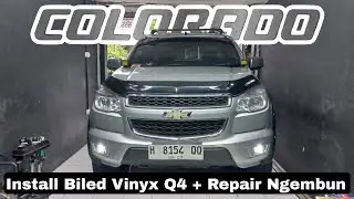 Chevrolet Colorado Install Biled Foglamp Vinyx Q8, Polish Mica, Repair Foggy Headlamp