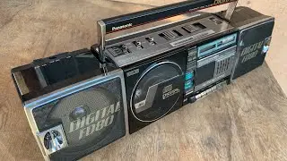 Panasonic RX-FD80 boombox belt replacement (part 1)