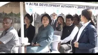 Uttar Pradesh: South Korean First Lady Kim Jung-sook visits Taj Mahal