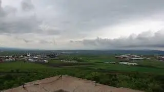Panorama of Pristina from Gazimestan Monument