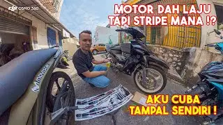 AKU TAMPAL STRIPE DEKAT 125ZR INDO ! | BARULAH ADA RUPA MOTOR ! | DJI OSMO 360 | 4K