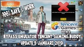 CARA BYPASS EMULATOR TENCENT GAMING BUDDY EMULATOR v0.10.0 | UPDATE MAP VIKENDI | 100% WORK AND SAVE