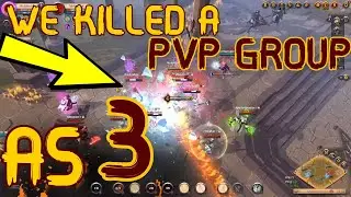 We killed a PVP GROUP as ONLY 3! | Outnumbered fights on Albion Online!