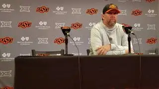 Kenny Gajewski at OSU softball media day - Jan. 27, 2020