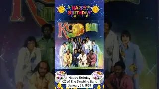 KC & The Sunshine Band Happy Birthday #music #musician #singer #songwriter #disco #kc #news #shorts