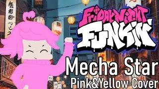 【FNF】Mecha Star but Human Yellow Crewmate, Human Pink Impostor sings it