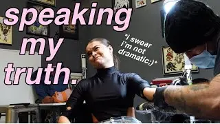 TALKING ABOUT ADDISON RAE & TOMMY WHILE GETTING TATTOOED...