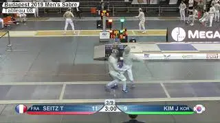 T08 Budapest 2019 Team KOR vs FRA