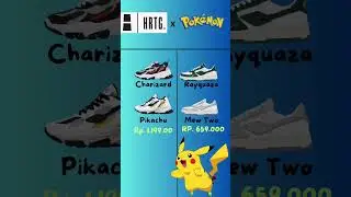 Heiden Heritage X Pokemon #shoes #sepatu #sepatubagus #pokemon #heidenheritage