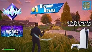 Fortnite Ranked Zero Build┃20 Kill Crown Win┃PS5 120 FPS 4K