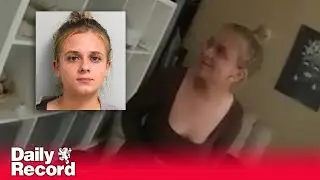 Moment nursery worker who abused 21 babies is arrested and interviews by police