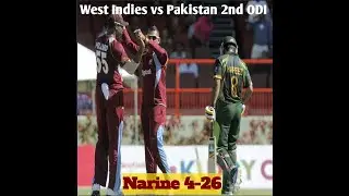 Narine's 4-Wicket Magic & Bravo Brothers Shine | West Indies vs Pakistan 2nd ODI 2013 Highlights