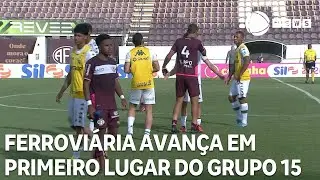 Copinha Sil 2026: Ferrovi&aacute;ria avan&ccedil;a em primeiro lugar do grupo 15