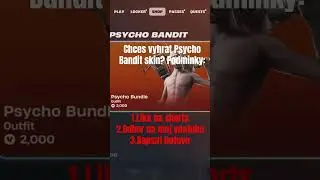 Fortnite Psycho Bandit Skin Giveaway #vbucks #fortnite  #gaming #trendingshorts #viralvideo