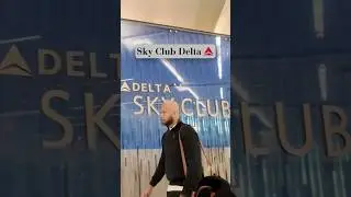 Sky Club Delta ✈️ #путешествие #дельта #аэропорт