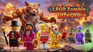 Zombie Inferno: Circus of the Damned🎪 | LEGO Zombie Animation| Episode 13