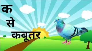 क से कबूतर - Ka Se Kabutar - Hindi Varnamala Song - Learn Hindi Letters - Kids Songs