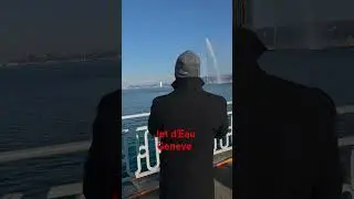 Jet d'Eau is a famous, enormous water jet on lake in Geneva