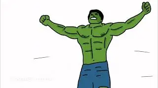 The Hulk and She Hulk Transformation Animated Comp