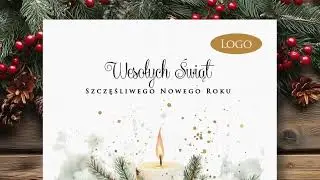 Kartki świąteczne firmowe z logo