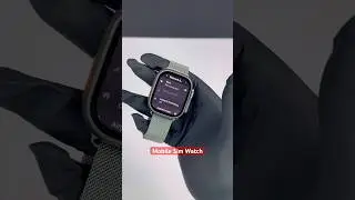 SMARTWATCH WITH WIFI, SIM, WHATSAPP APPLICATION? BUILTIN CAMERA - TECH HUNK ANDROID WATCH #viral