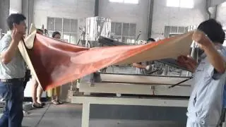vacuum laminating machine for wpc door making machine