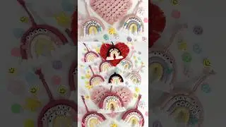 Macrame rainbow tutorial 🌈 #macrame #macrametutorial #diy #crafts #diycrafts #handmade #art