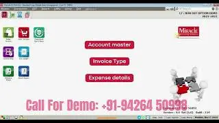 Non GST Option in Miracle Accounting Software