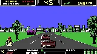 Chase HQ II: Special Criminal Investigation Longplay (C64) [QHD]