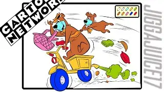 Cartoon Network Coloring: Yogi Bear Flash Game (No Commentary)
