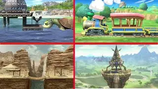 All Zelda Stages (Smash Bros Ultimate