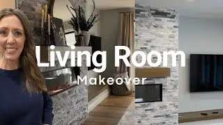 NEW House LIVING ROOM Makeover 2026 || Making a house a home!