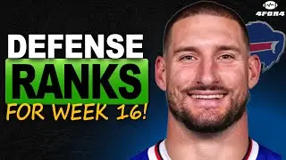 Week 16 DST Fantasy Football Rankings (Top-15)!
