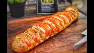 FÄCHERBAGUETTE CAPRESE - deutsches Grill- und BBQ-Rezept - 0815BBQ