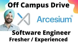(software Engineer)Arcesium off campus Drive 2021